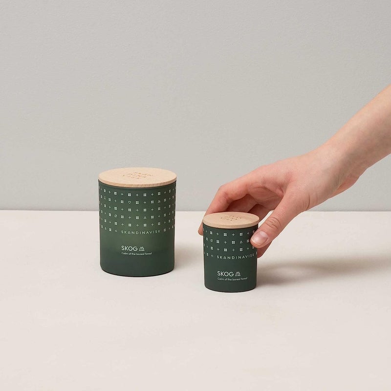 Skandinavisk Skog 'Forest' Scented Candle. Fragrance Notes: Pine Needles and Fir Cones  Birch Sap and Lily of The Valley. 7.0 oz. - Image 2